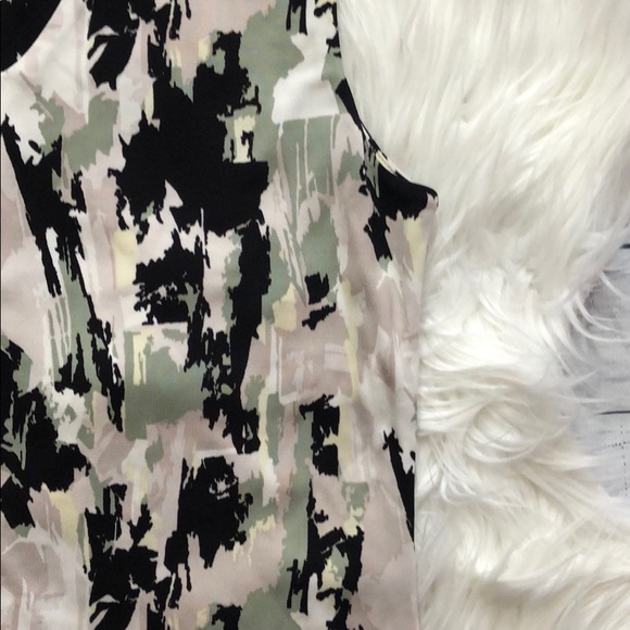 Hugo Boss Black and Gray Camouflage Blouse - Picture 6 of 8